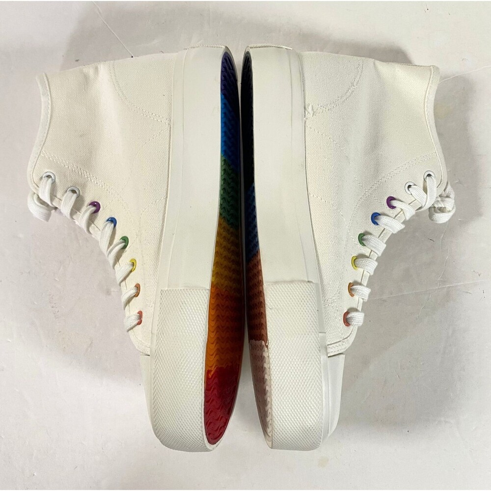 American Eagle Trust In Love High Top Sneakers Women Sz 10 Multicolor NWOT Read - Picture 4 of 16